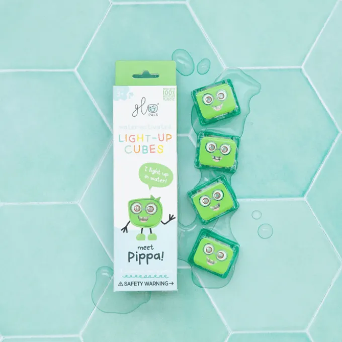 Glo Pals Leuchtwürfel "Pippa" – 4er-Set