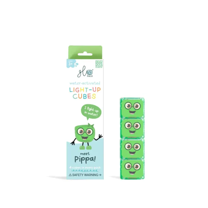 Glo Pals Leuchtwürfel "Pippa" – 4er-Set