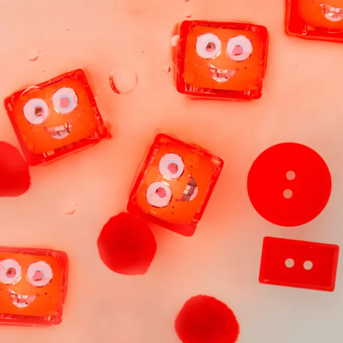 Glo Pals Leuchtwürfel "Sammy" – 4er-Set