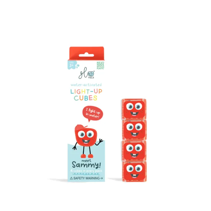 Glo Pals Leuchtwürfel "Sammy" – 4er-Set