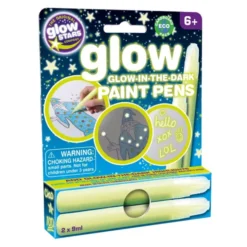 Glow Filzstifte - gebrochen weiß, 2 Stk.