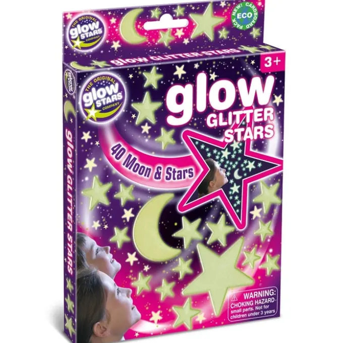 Glow Glitzersterne - 40 Teile