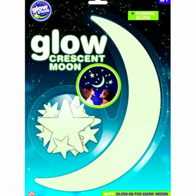 Glow Halbmond und Sterne - 16 Teile