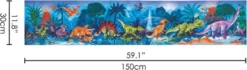 Glow in the dark Riesenpuzzle Dinosaurier, 200 Stk