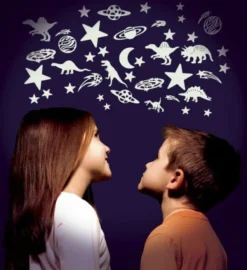 Glow Mond und Sterne - 20 Teile