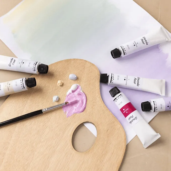 Gouache-Farben 20 ml - Pastell, 6 Stk.