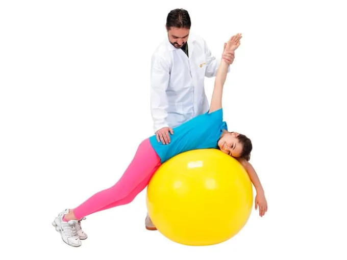Gymnastikball - gelb, Ø 75 cm