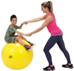 Gymnastikball - gelb, Ø 75 cm