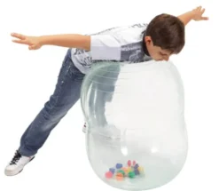 Gymnastikball Rolle - transparent, Ø 55 cm