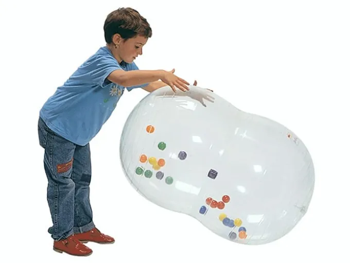 Gymnastikball Rolle - transparent, Ø 55 cm