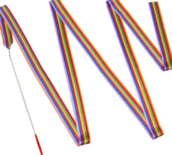 Gymnastikband mit Stab