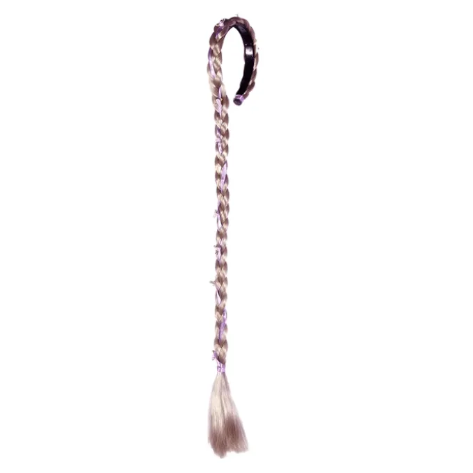 Haarreif mit Zopf, blond