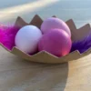 Halbe Eierschalen aus Karton, 4 Stk
