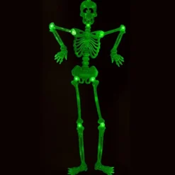 Halloween-Anhänger - Skelett (leuchtend), 90 cm