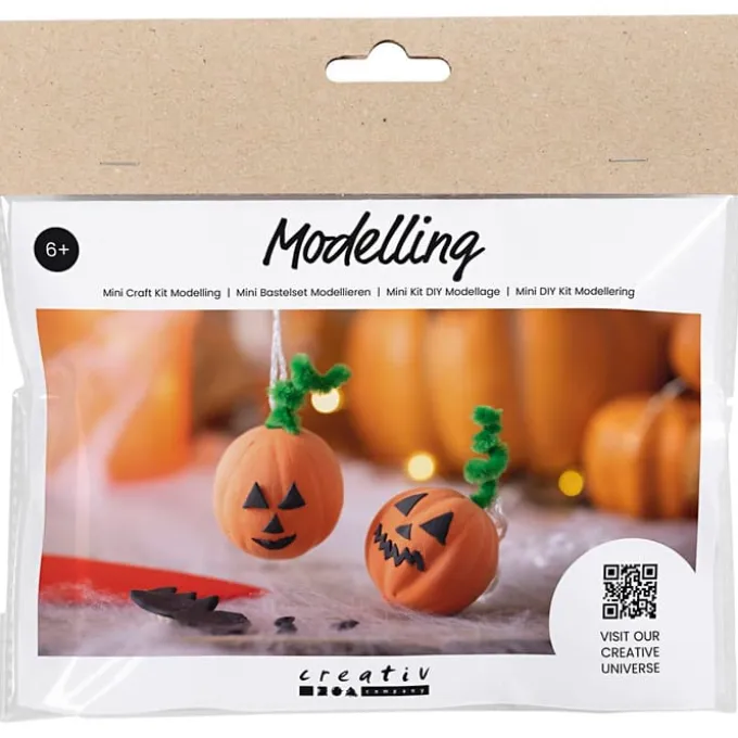 Halloween Bastelset Mini - Kürbis