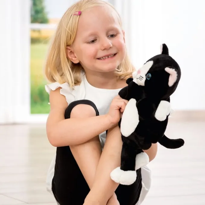Hand- & Fingerpuppe - Katzenmama und Kätzchen