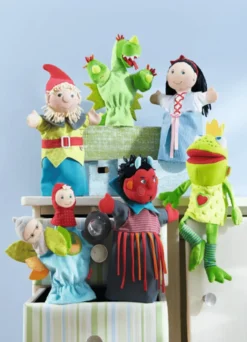Handpuppe Froschkönig (26 cm)