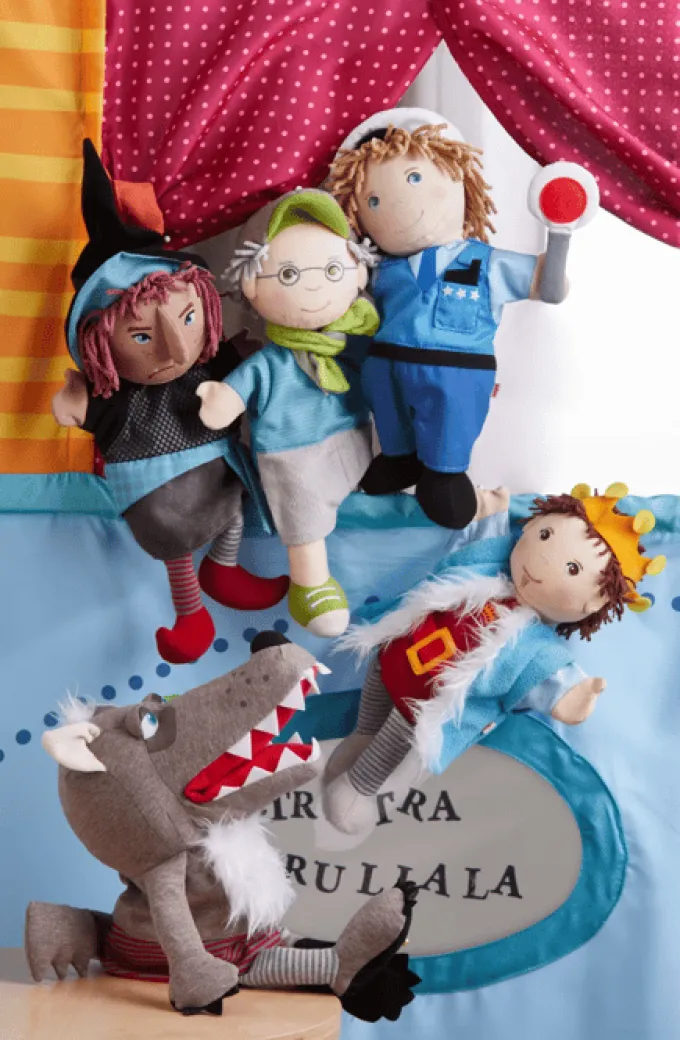 Handpuppe Hexe (39 cm)