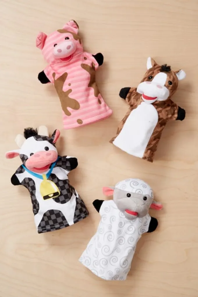 Handpuppen - Bauernhoftiere, 4 Stk.