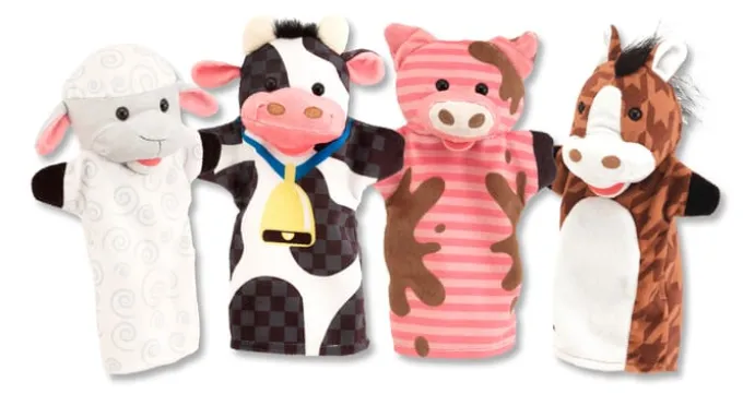 Handpuppen - Bauernhoftiere, 4 Stk.