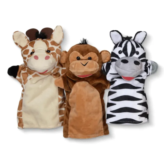 Handpuppen - Safaritiere, 6 Stk.
