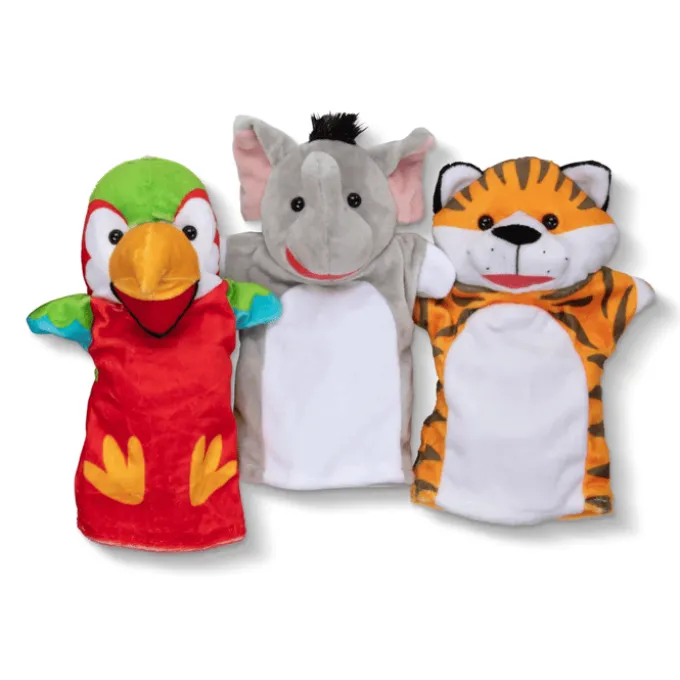 Handpuppen - Safaritiere, 6 Stk.