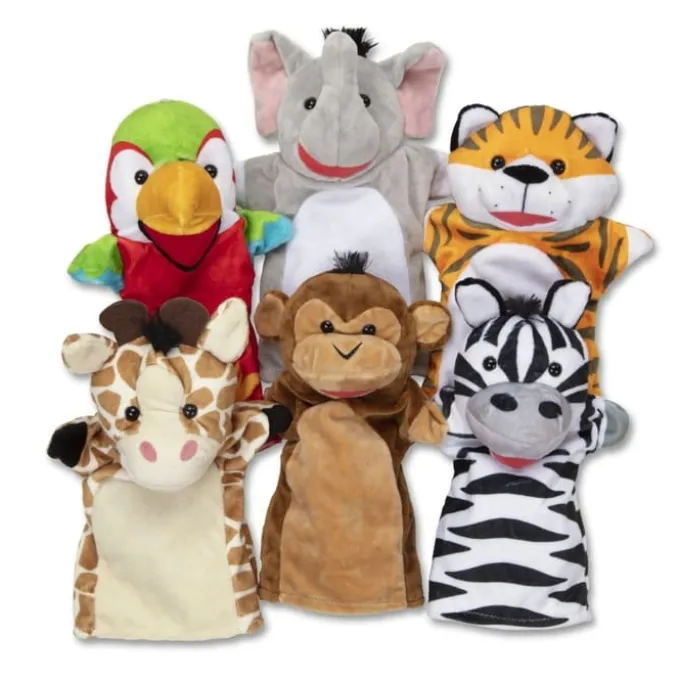 Handpuppen - Safaritiere, 6 Stk.