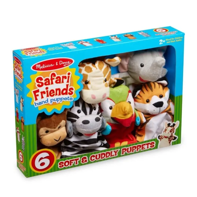 Handpuppen - Safaritiere, 6 Stk.