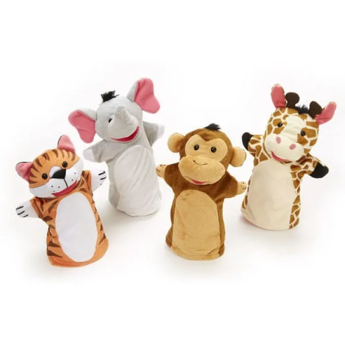 Handpuppen - Safaritiere, 4 Stk.