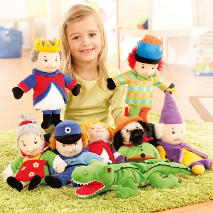 Handpuppe - Set mit 8 Stk.