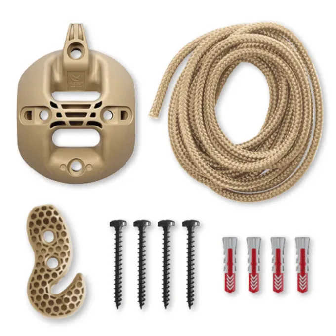 Hängesessel-Montageset – Decke, Beige