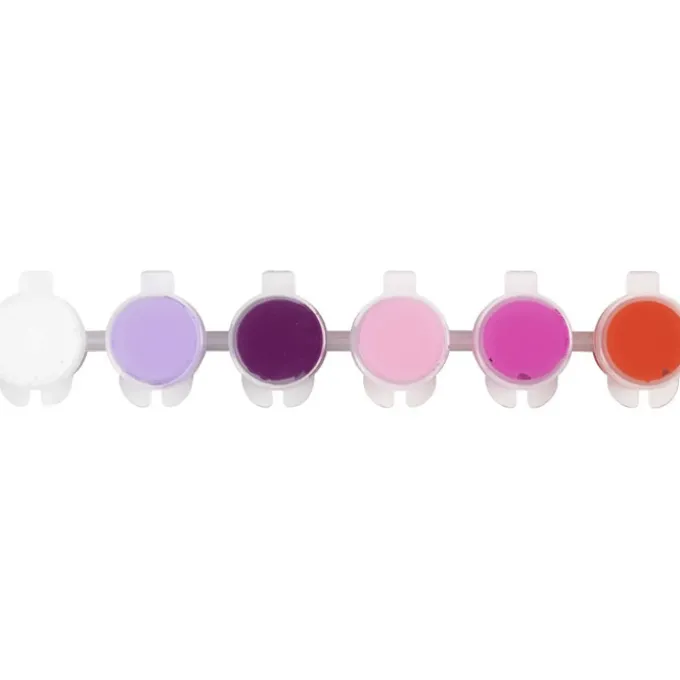 Hobbyfarben - lila/pink, 6 x 5 ml