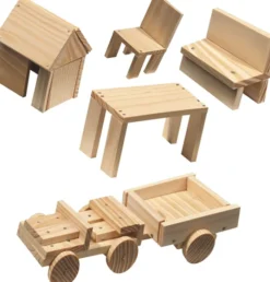 Holzarbeit - Set mit Werkzeug