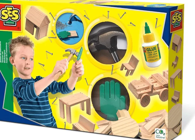 Holzarbeit - Set mit Werkzeug