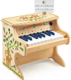 Holzklavier mit elektronischem Sound
