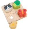 Holzpuzzle - 4 Teile - Tierfreunde