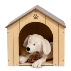 Hundehütte inkl. Futternapf & Hundefutter
