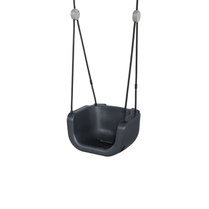 3-in-1 Baby-Schaukel – Anthrazit (schwarzes Seil)
