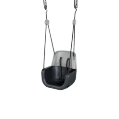 3-in-1 Baby-Schaukel – Anthrazit (schwarzes Seil)