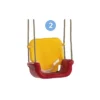 3-in-1 Babyschaukel - gelb/rot