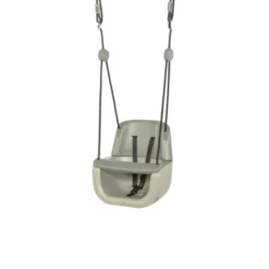 3-in-1 Baby-Schaukel – Salbeigrün (schwarzes Seil)
