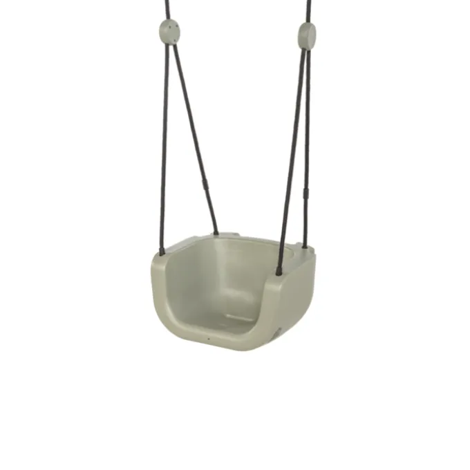 3-in-1 Baby-Schaukel – Salbeigrün (schwarzes Seil)