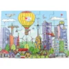 3-in-1 Bodenpuzzle - Stadtleben