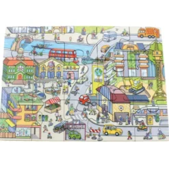 3-in-1 Bodenpuzzle - Stadtleben