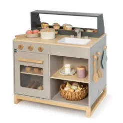2-in-1 Kinderküche & Shop Prunus - grau