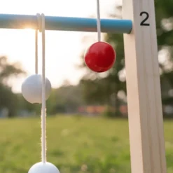2-in-1 Leitergolf und Wurfspiel