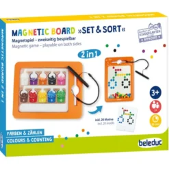 2-in-1 Magnettafel - Farben und Zahlen