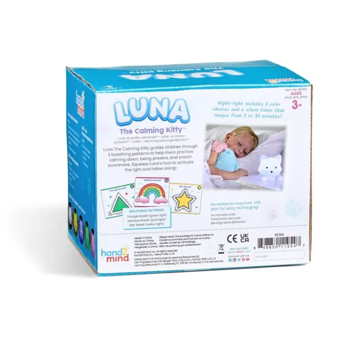 2-in-1 Nachtlicht mit Atmungshilfe, Luna
