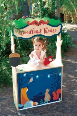 2-in-1 Puppentheater und Kaufladen