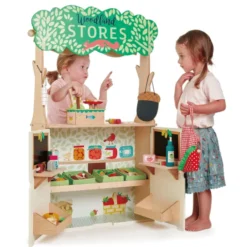 2-in-1 Puppentheater und Kaufladen